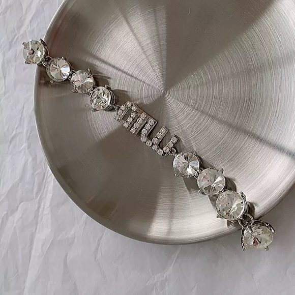 Miu Miu Rhinestone Bracelet - Picture 2 of 2